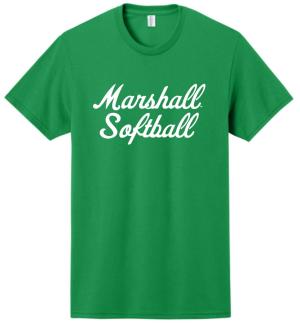 MU Softball Script Short Sleeve Tee
