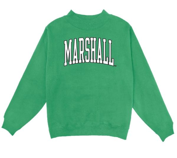 MU Blue84 Ladies Arch Mockneck Crew