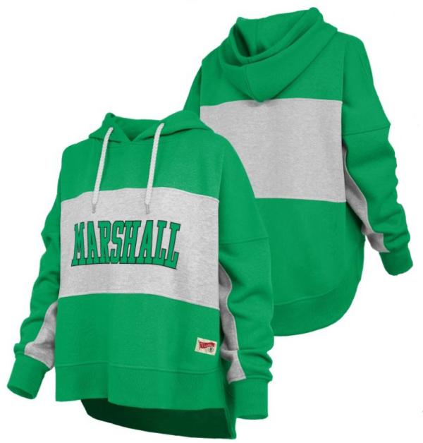 MU Pressbox Ladies Colorblock Hooded Sweatshirt