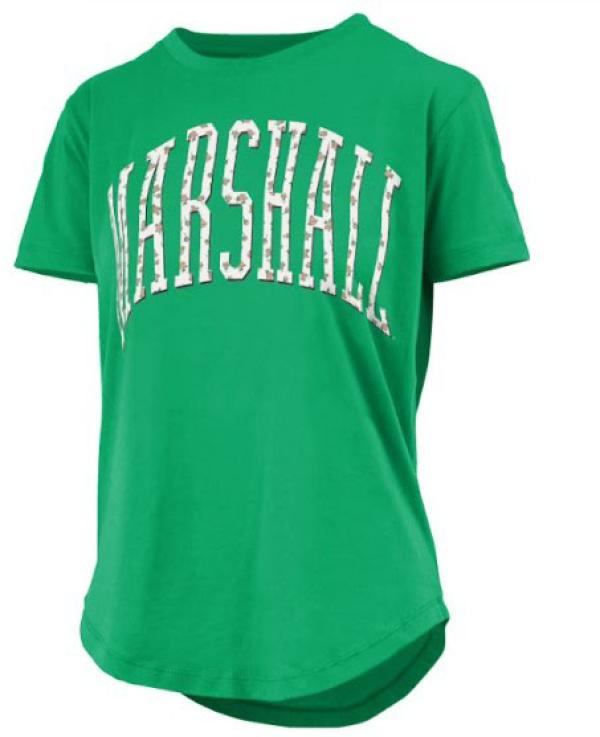 MU Pressbox Ladies Floral Short Sleeve Tee