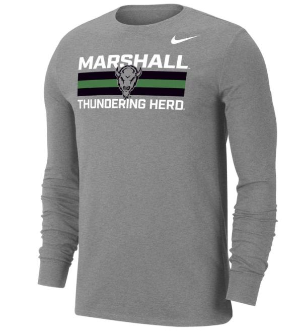 MU Nike Buffalo Face w/ Lines Long Sleeve Tee