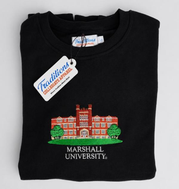 MU Traditions Old Main Embroidered Crew