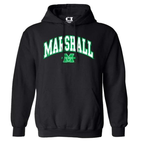 MU CI Sport Double Applique Hooded Sweatshirt