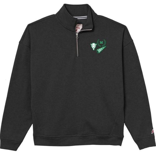 MU L2 Ladies Patches 1/4 Zip - MULTIPLE COLORS