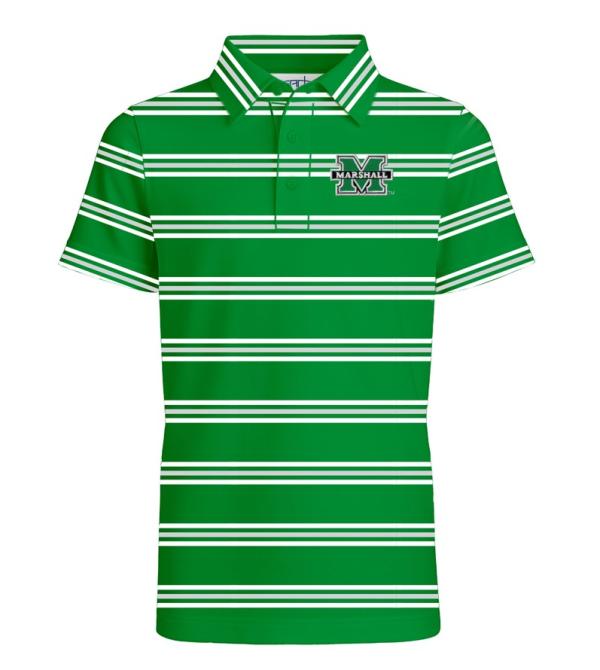 MU Garb Youth Striped Polo