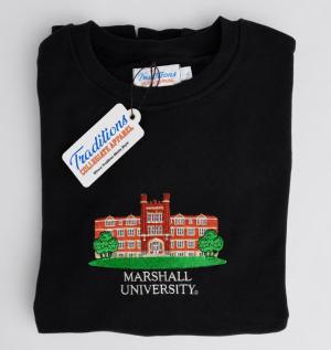 MU Traditions Old Main Embroidered Crew