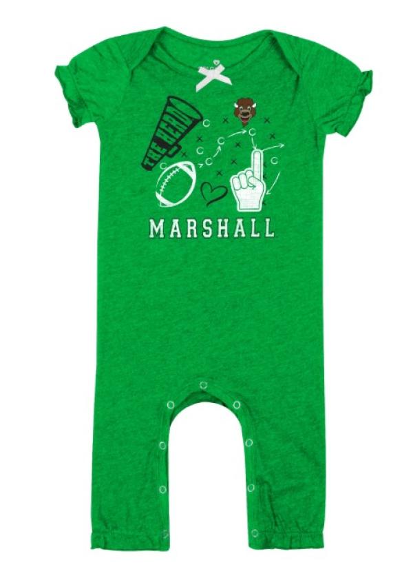 MU Colosseum Infant Bow Romper