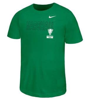 MU Nike Youth Dri-Fit Outline Face Box Short Sleeve Tee
