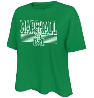 MU Retro Brands Ladies Sailor Marco Cropped Short Sleeve Tee