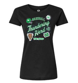 MU Summit Ladies Stickers Short Sleeve Tee