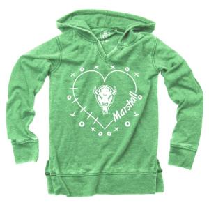 MU Wes & Willy Toddler Heart Hoodie