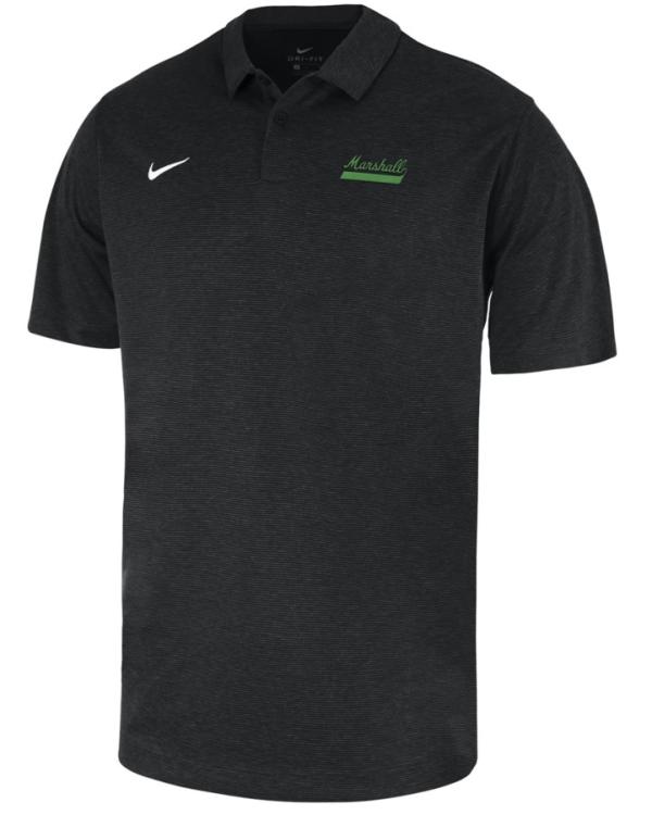 MU Nike Script Heather Stripe Polo