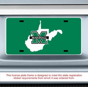 MU CDI State Kelly Green License Plate