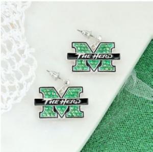 MU Seasons Jewelry Crystal M Earrings