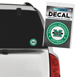 MU CDI Circle Softball Decal