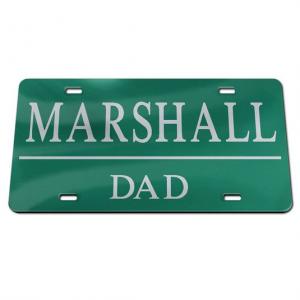 MU Wincraft Dad License Plate