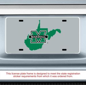 MU CDI State Gray License Plate