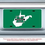 MU CDI State Kelly Green License Plate