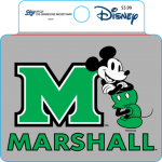 MU Disney Flag Waver Sticker
