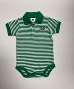 MU Creative Knitwear Infant Striped Polo Bodysuit