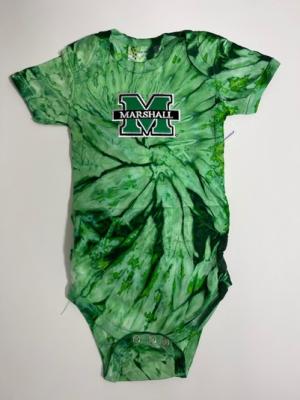 MU Infant Ruffle Tie Dye Romper