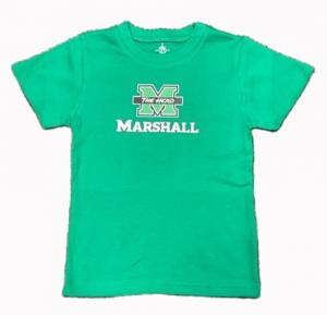 MU Creative Knitwear Infant/Toddler Big M Over Marshall Short Sleeve Tee -