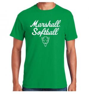 MU Buffalo Face Softball Short Sleeve Tee