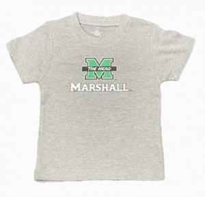 MU Creative Knitwear Infant/Toddler Big M Over Marshall Short Sleeve Tee -