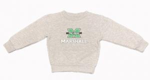 MU Creative Knitwear Infant/Toddler Big M Over Marshall Crew - MULTIPLE