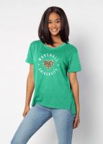 MU University Girl Ladies Leopard Heart Must Have Short Sleeve Tee