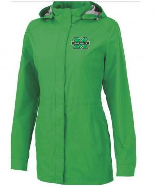 MU Ladies Full Zip Rain Jacket