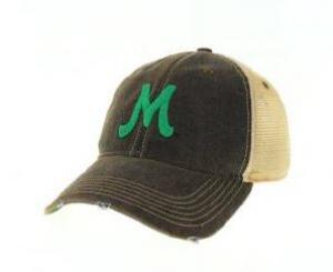 MU L2 Script M Adjustable Trucker Cap - MULTIPLE COLORS