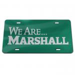 MU Wincraft We Are...Kelly Green License Plate