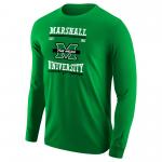 MU Nike M The Herd 2 Lines Long Sleeve Tee