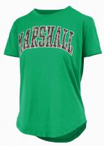 MU Pressbox Ladies Paisley Letters Short Sleeve Tee