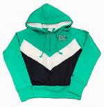 MU Champion Ladies Big Stripe 1/4 Zip Hood