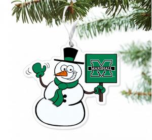 MU CDI Snowman Logo Ornament