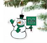 MU CDI Snowman Logo Ornament