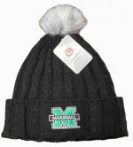 MU Logofit Alps Cuff Beanie w/ Fur Pom - MULTIPLE COLORS