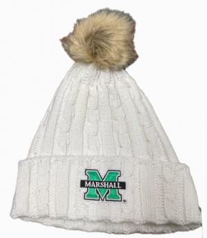 MU Logofit Alps Cuff Beanie w/ Fur Pom - MULTIPLE COLORS