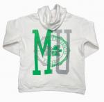 MU Pressbox Ladies Overprint Block Hooded Sweatshirt