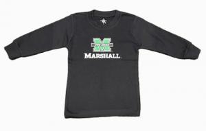 MU Creative Knitwear Infant/Toddler Big M Over Marshall Long Sleeve Tee -