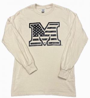 MU Military M Long Sleeve Tee