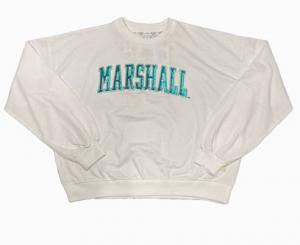 MU Pressbox Sequins Long Sleeve Boxy Tee