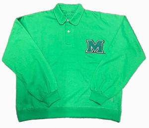 MU Pressbox Ladies Martha Collared Long Sleeve Shirt