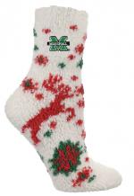 MU TCK Christmas Fuzzy Crew Socks