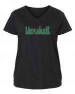 MU Summit Ladies Script Rhinestones Plus Short Sleeve Tee - MULTIPLE COLORS