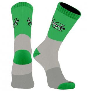 MU TCK Color Block Big M Crew Socks