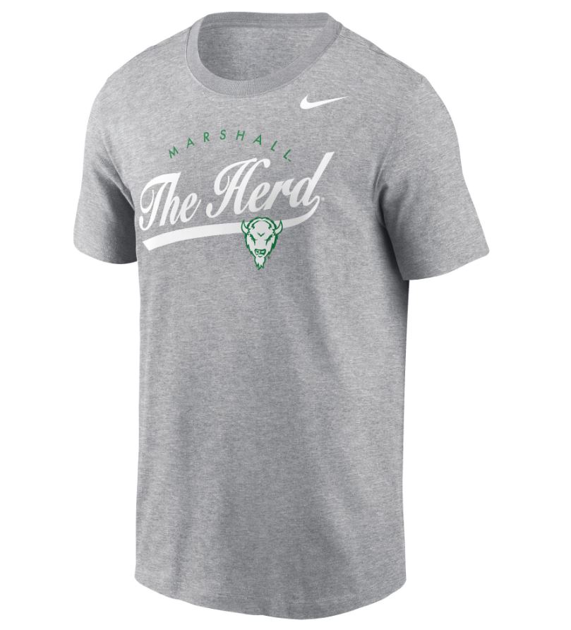 MU Nike Dri-Fit Script The Herd Short Sleeve Tee - MULTIPLE COLORS