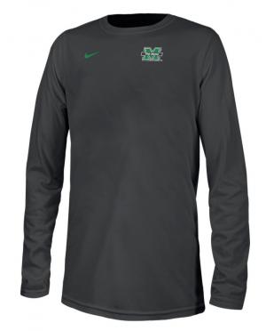 MU Nike Youth Sideline Legend Long Sleeve Tee